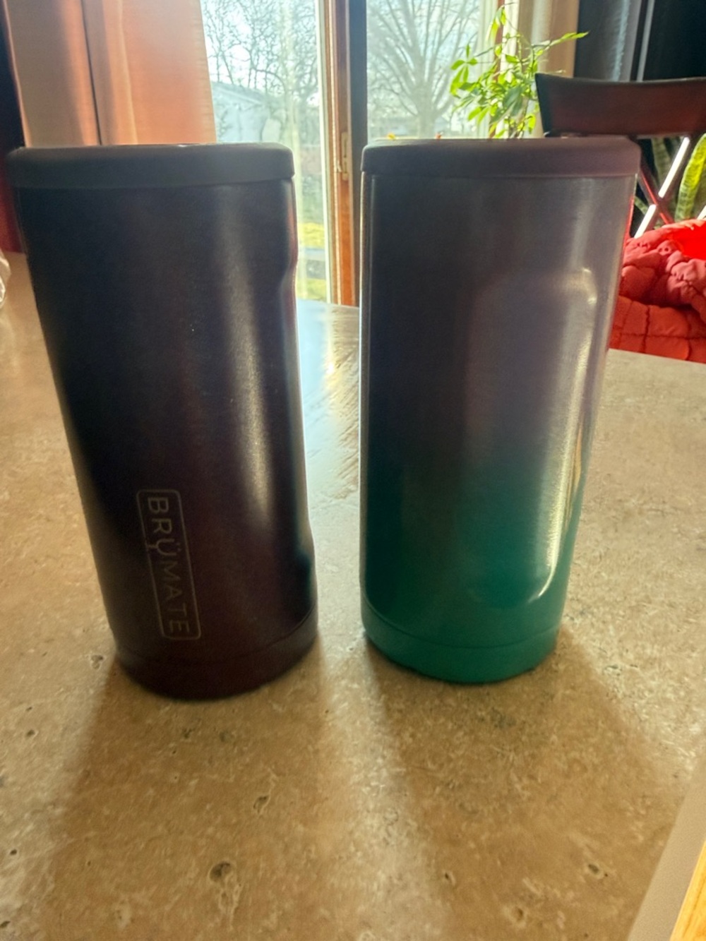 BrüMate Insulated Tumbler Duo with Gradient Teal and Navy Finish